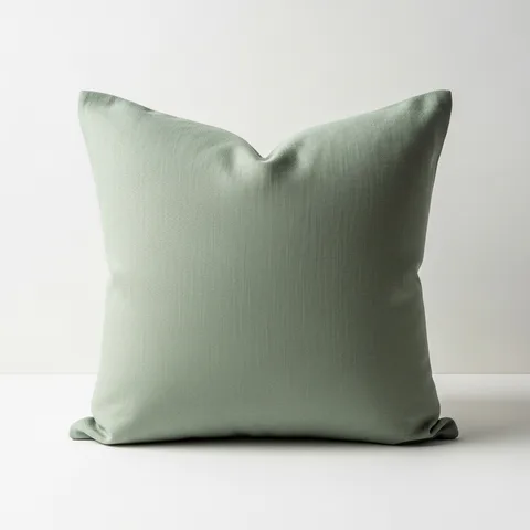 Linen Cushion · Sage