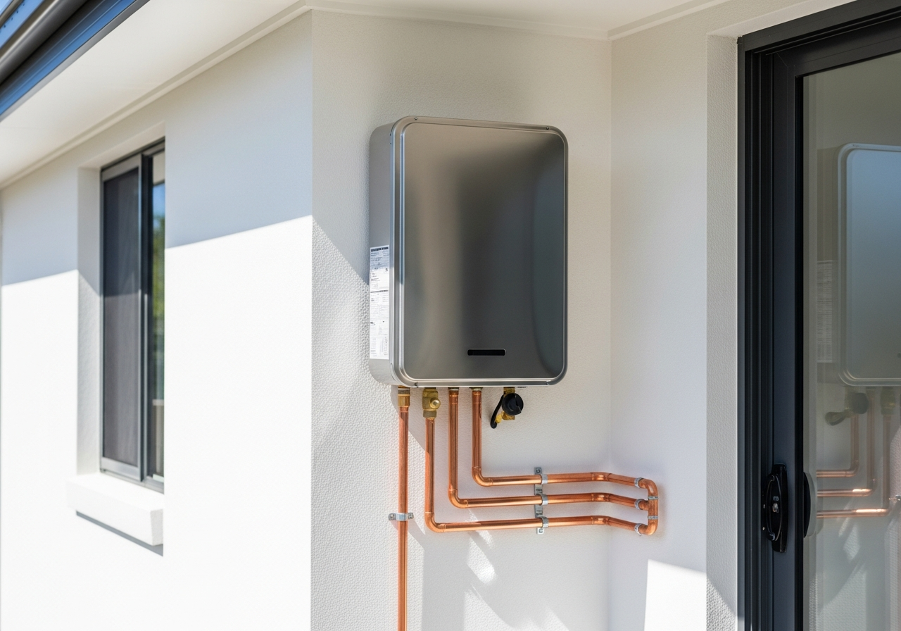 Pied Plumber hot water installation — Sydney